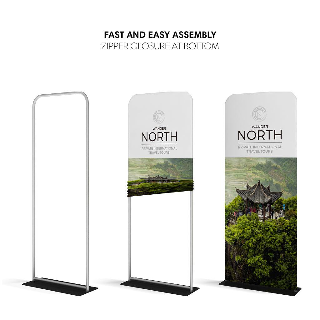 WaveLine Banner Stand 36x116