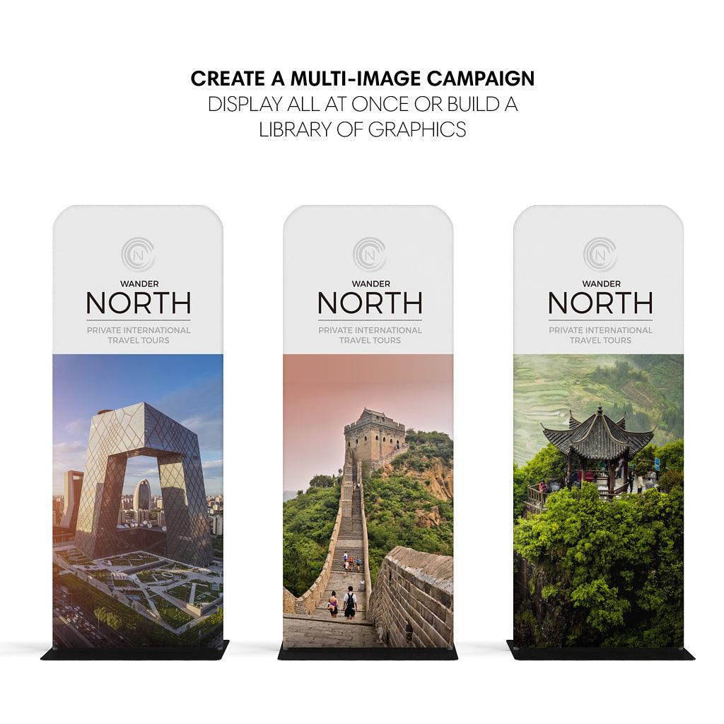WaveLine Banner Stand 36x116