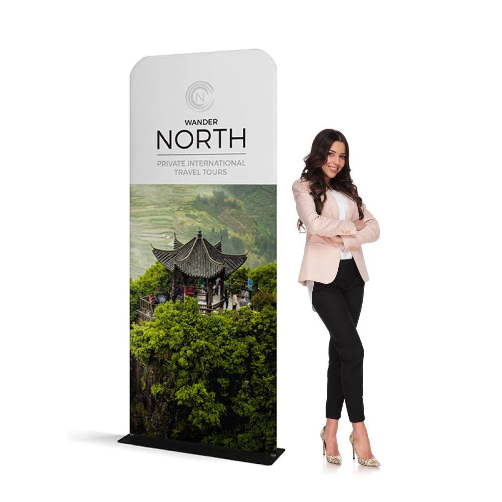 Elevate Your Trade Show Presence with the WaveLine Banner Stand