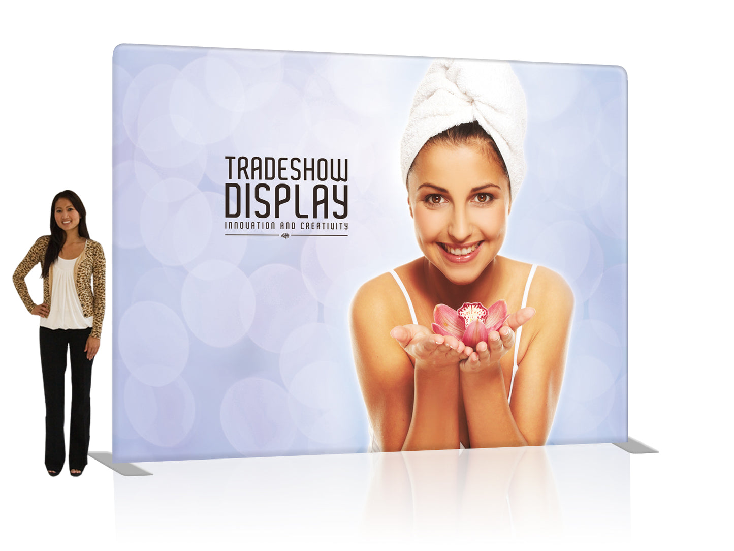 10 Ft EZ Tube Straight Display - Trade Show Exhibit Booth