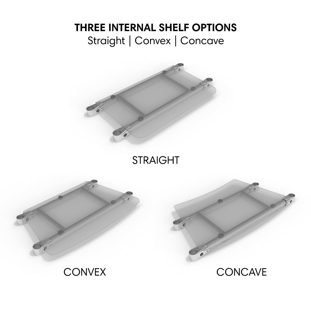 WaveLine InfoDesk Internal Shelving - TradeShowPlus