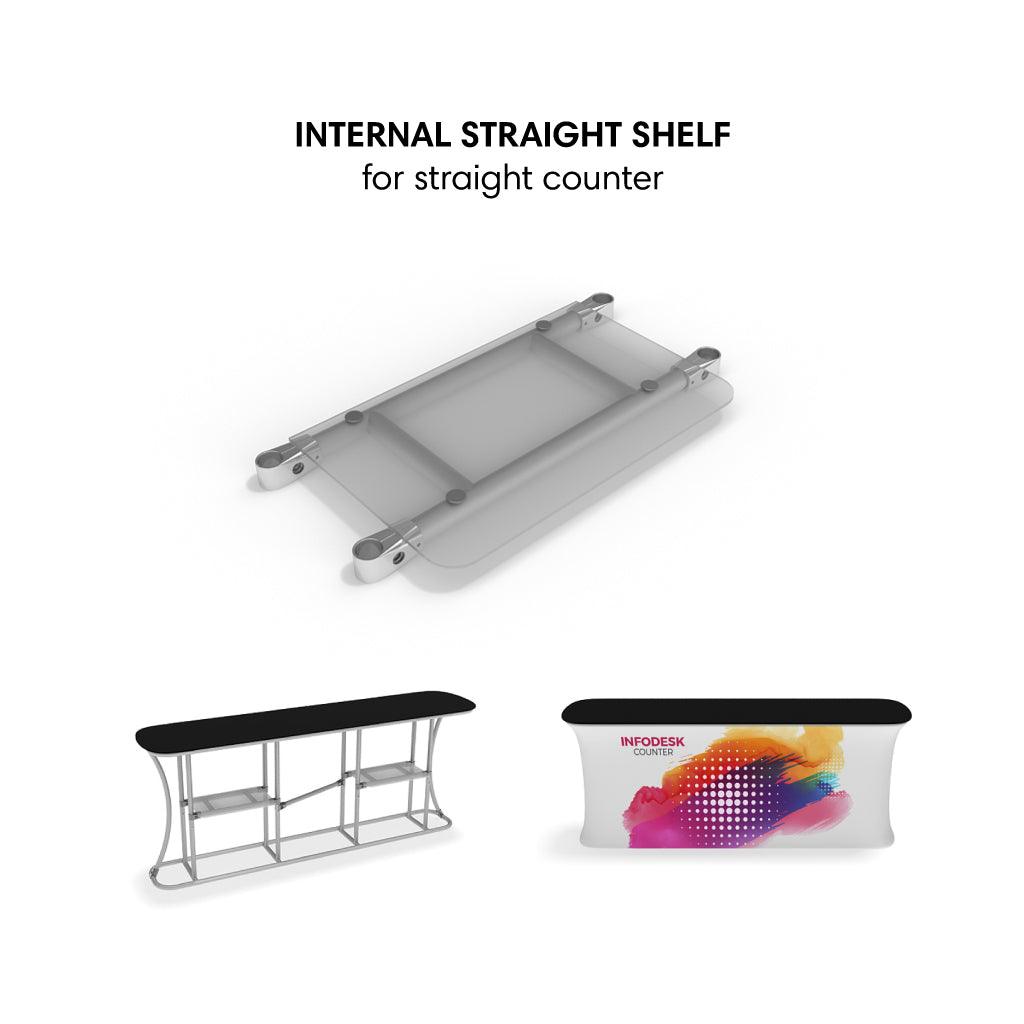 WaveLine InfoDesk Internal Shelving - TradeShowPlus