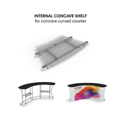 WaveLine InfoDesk Shelving