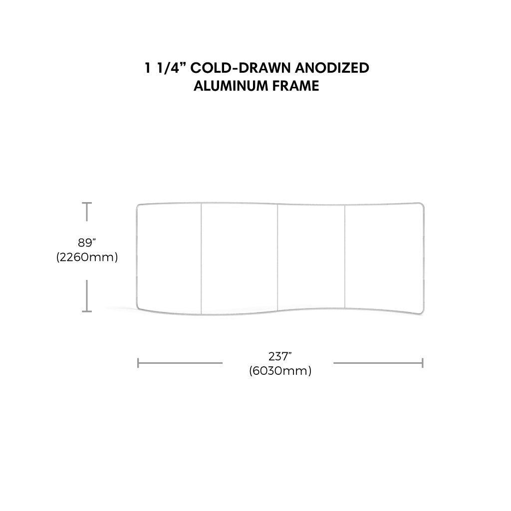 Waveline 20ft Serpentine Display