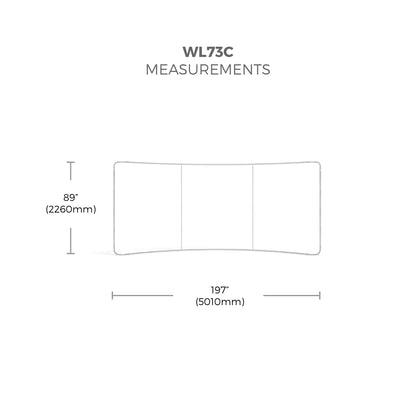 20ft WaveLine Curve - Trade Show Exhibit Booth